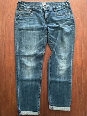 Boyfriend style mid-rise denim jeans XL